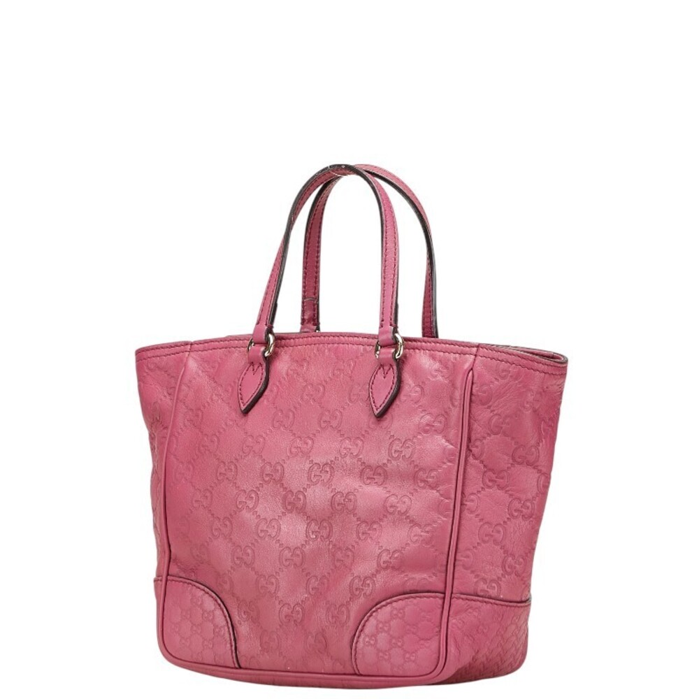 Gucci Leather ssima Handbag Bree Purple